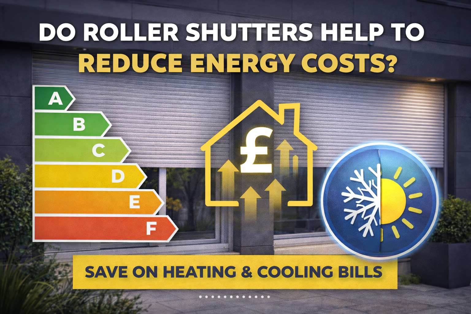 How Do Roller Shutters Help Reduce Energy Costs? - My Store