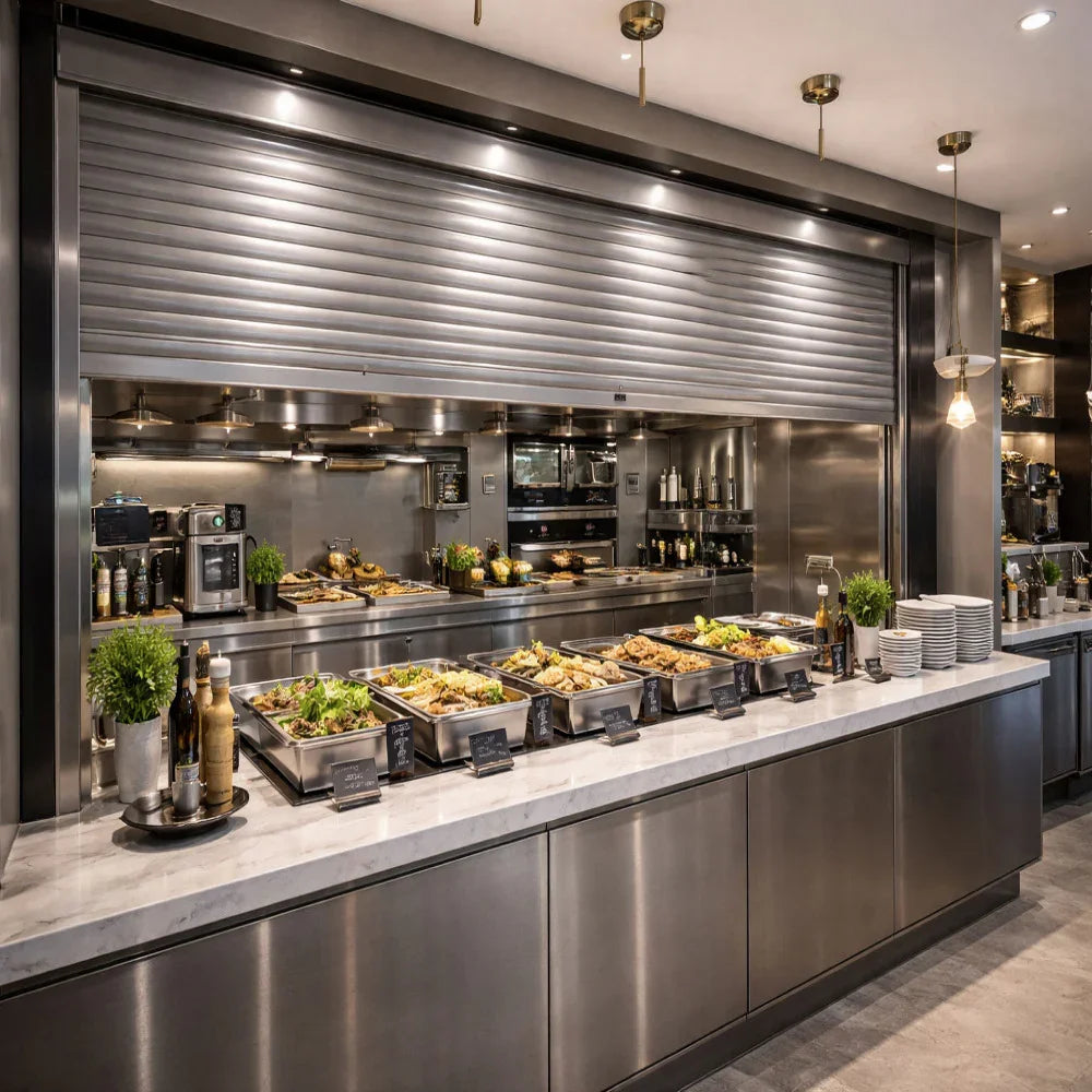 Steel Kitchen Shutters - My Store