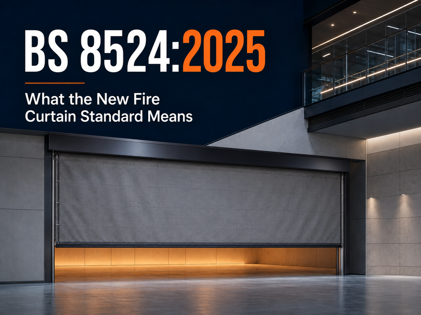 BS 8524:2025 – What the New Fire Curtain Standard Means