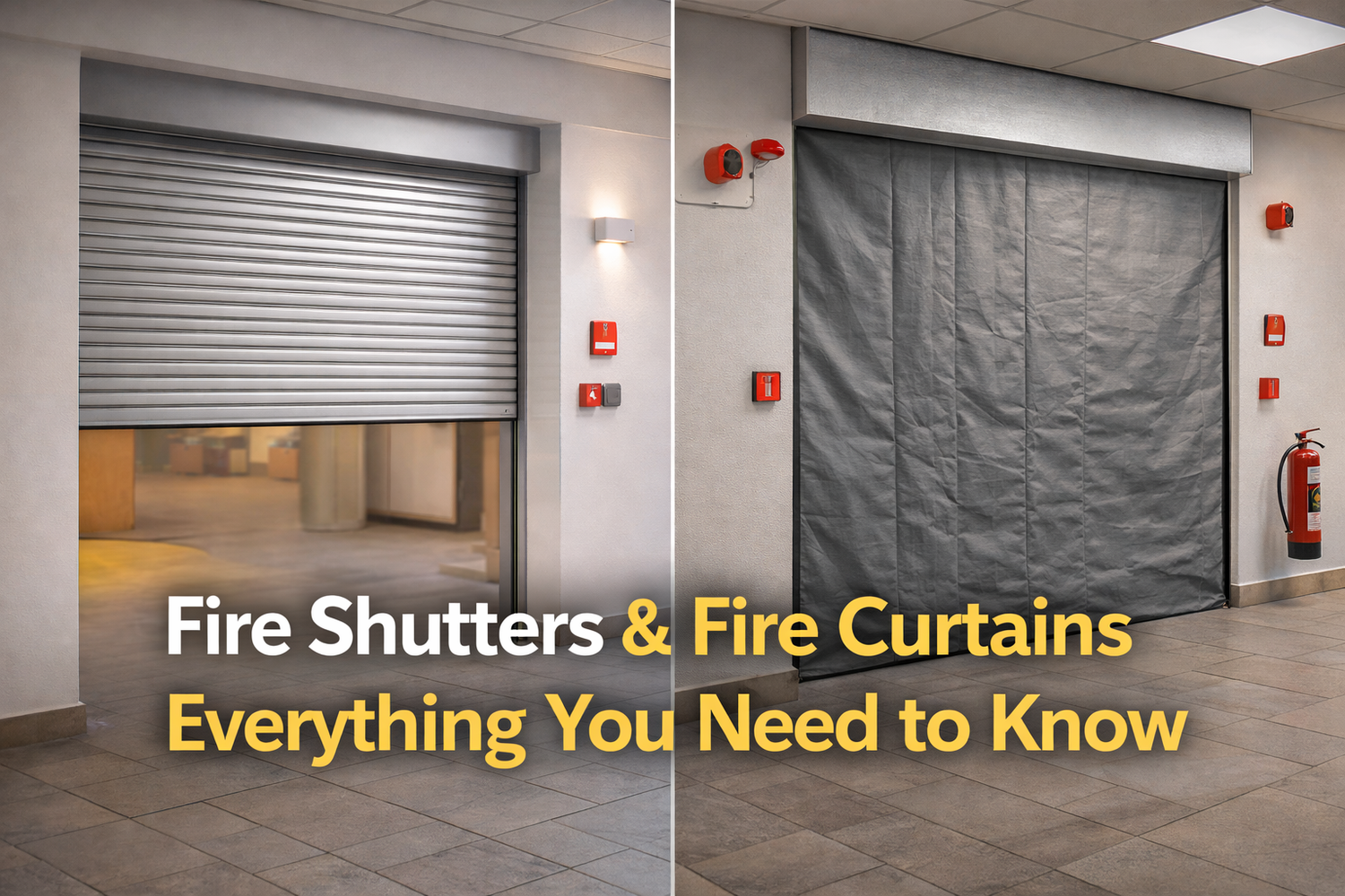 Fire Shutters & Fire Curtains - Everything You Need to Know - My Store