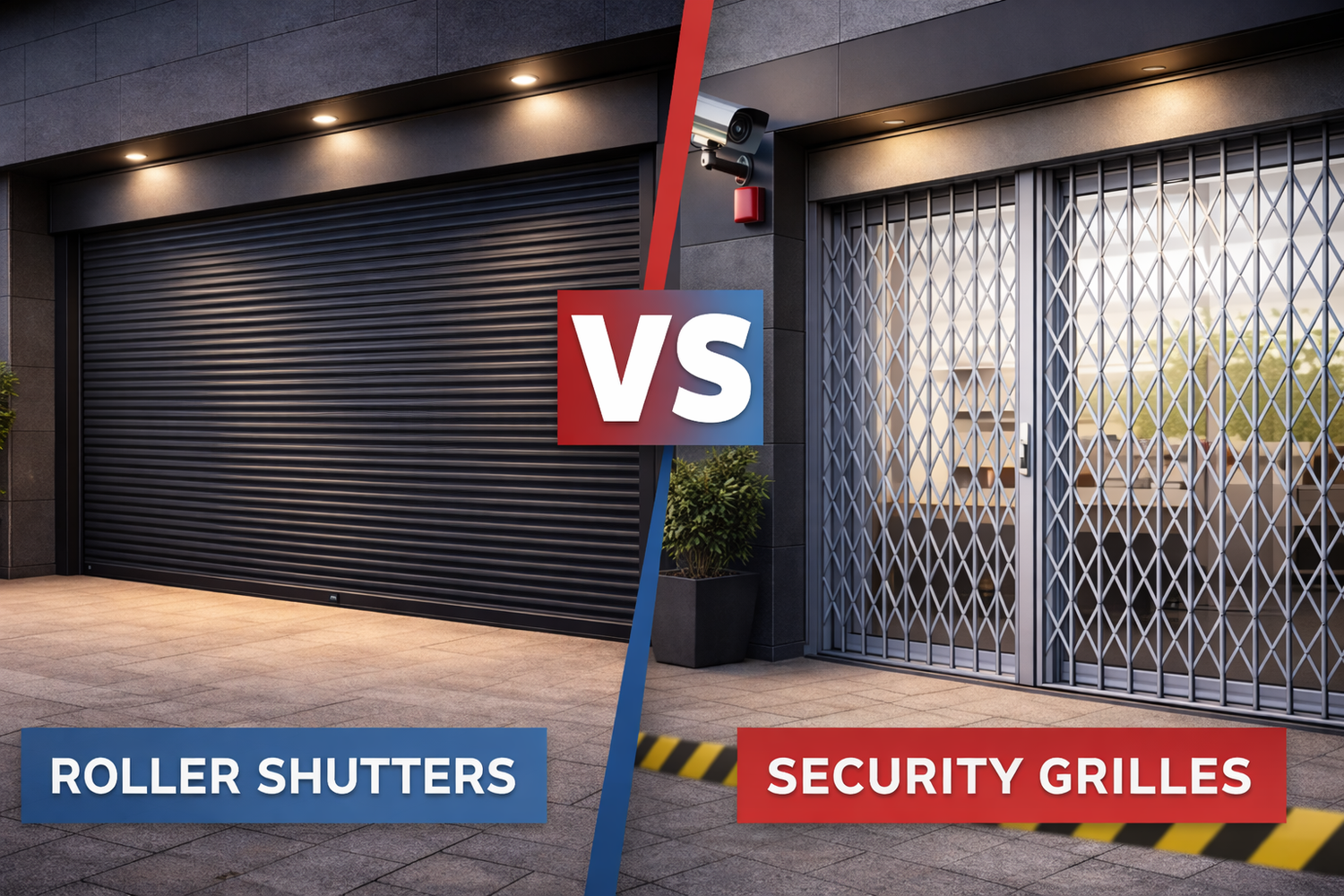 Comprehensive Guide to Commercial Property Window Security: Roller Shutters vs. Security Grilles - My Store