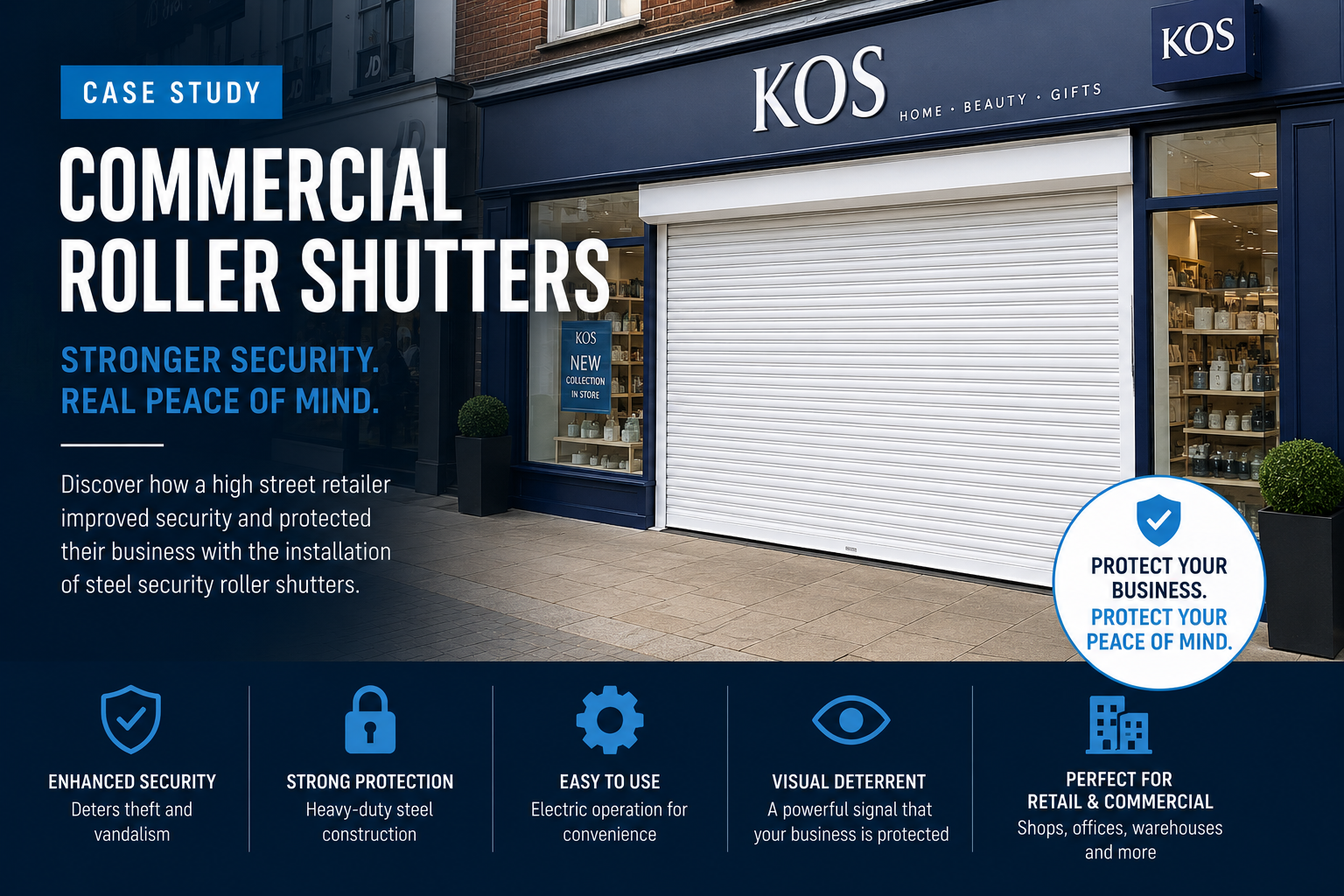 Case Study: How Commercial Roller Shutters Transformed Security for a High Street Retail Store - My Store
