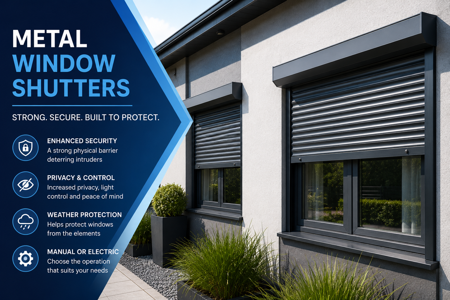 Metal Window Shutters: A Guide to Secure Window Protection