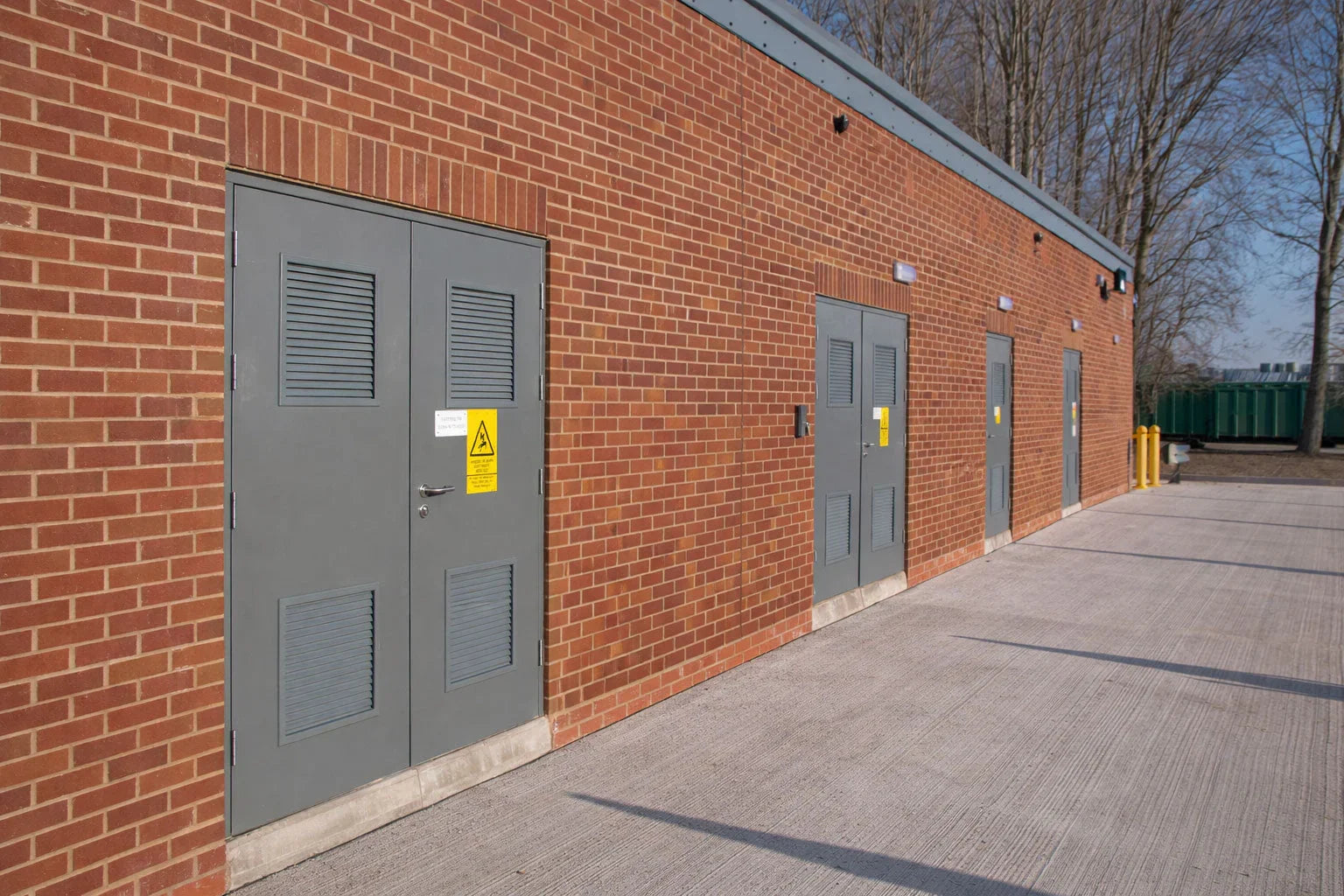 Louvred Fire Door - My Store