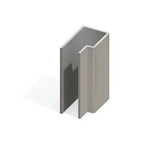 65mm Galvanised Steel Roller Shutter Guide Rail - Wind Guide - My Store