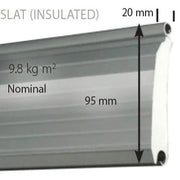 95mm Foam Filled Galvanised Steel Slats - My Store