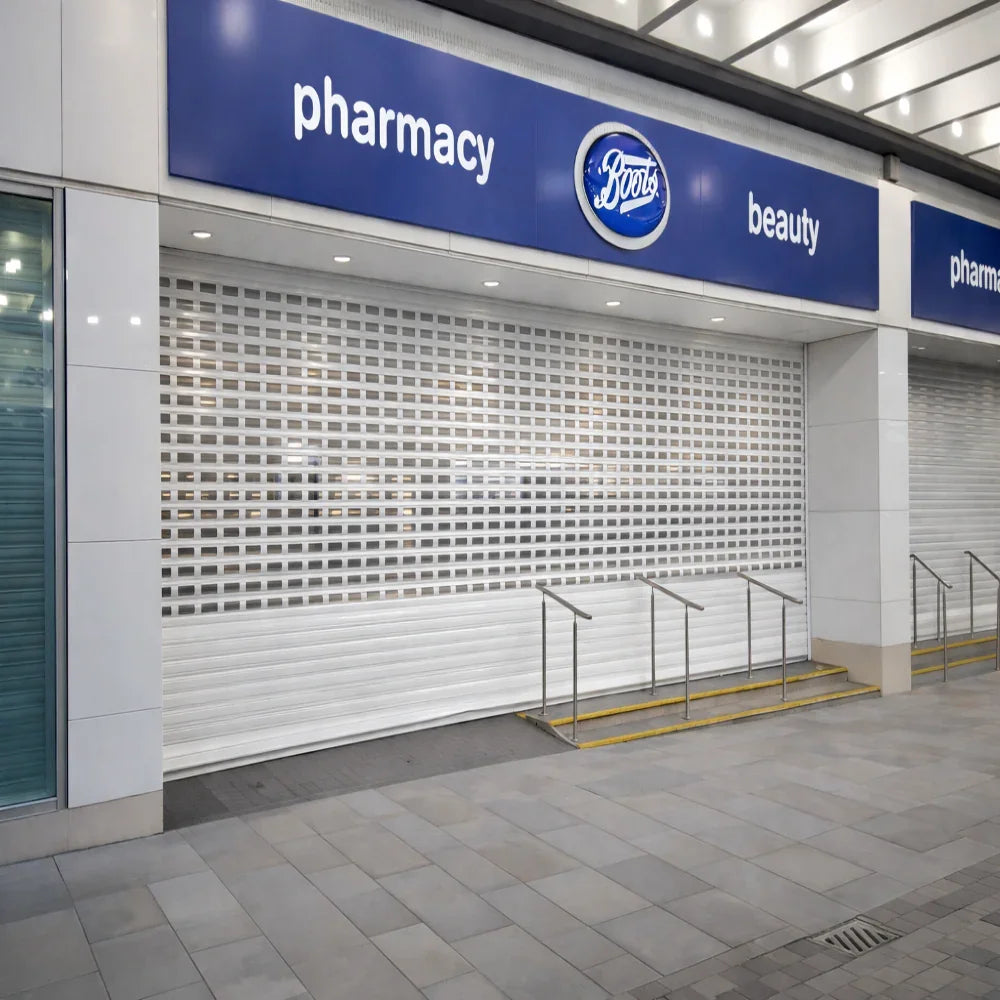 Punched Aluminium Roller Shutter - 58% Vision - My Store