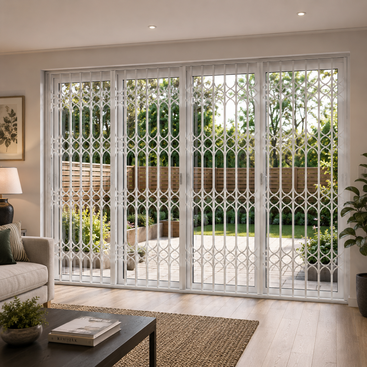 Retractable Security Grille - High Security