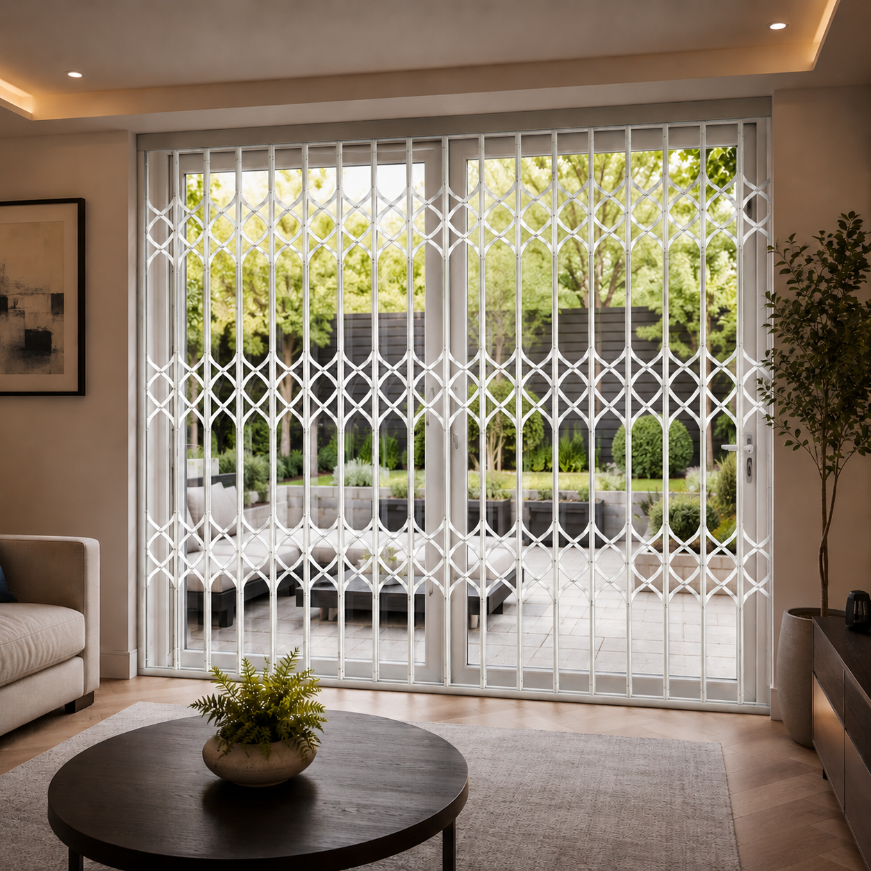 Retractable Security Grille - LPS1175 Level 1