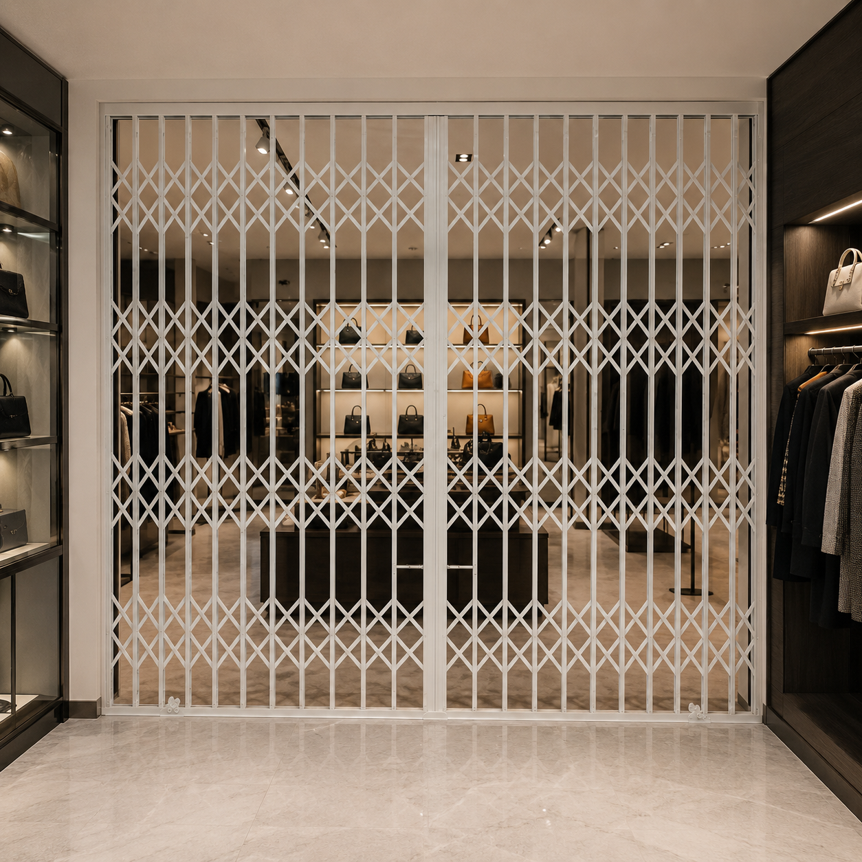 Retractable Security Grille - LPS1175 Level 1