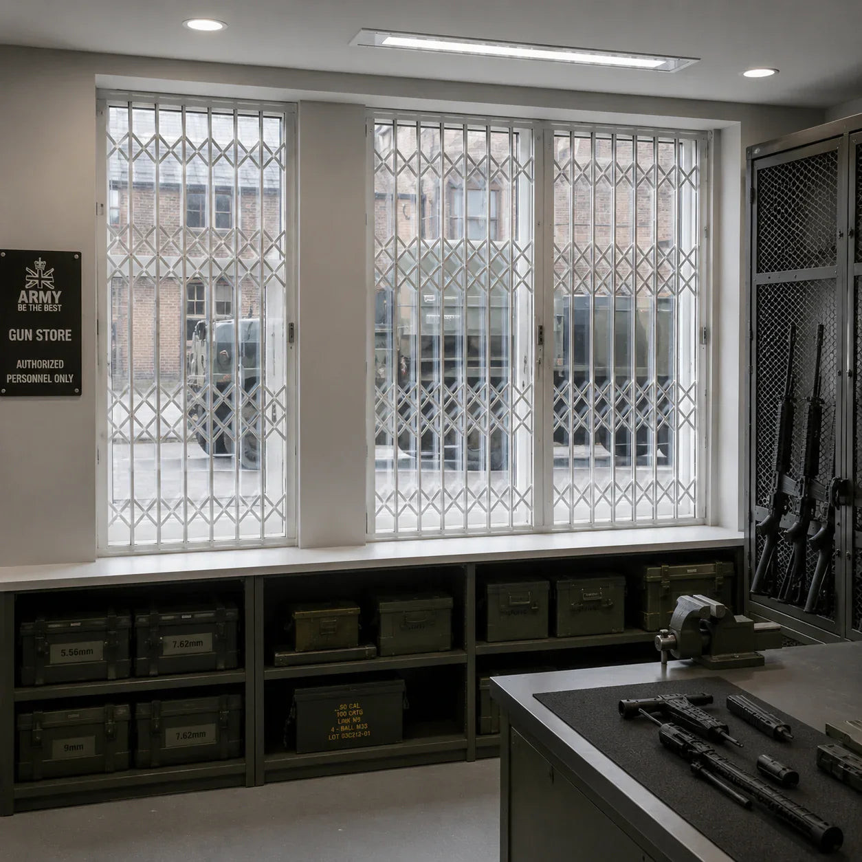Insurance Approved - Level 3 Retractable Security Grille - My Store