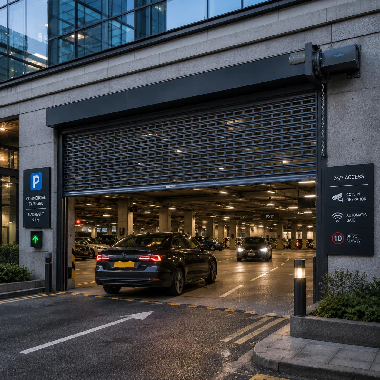 High Usage Car Park Shutters - My Store