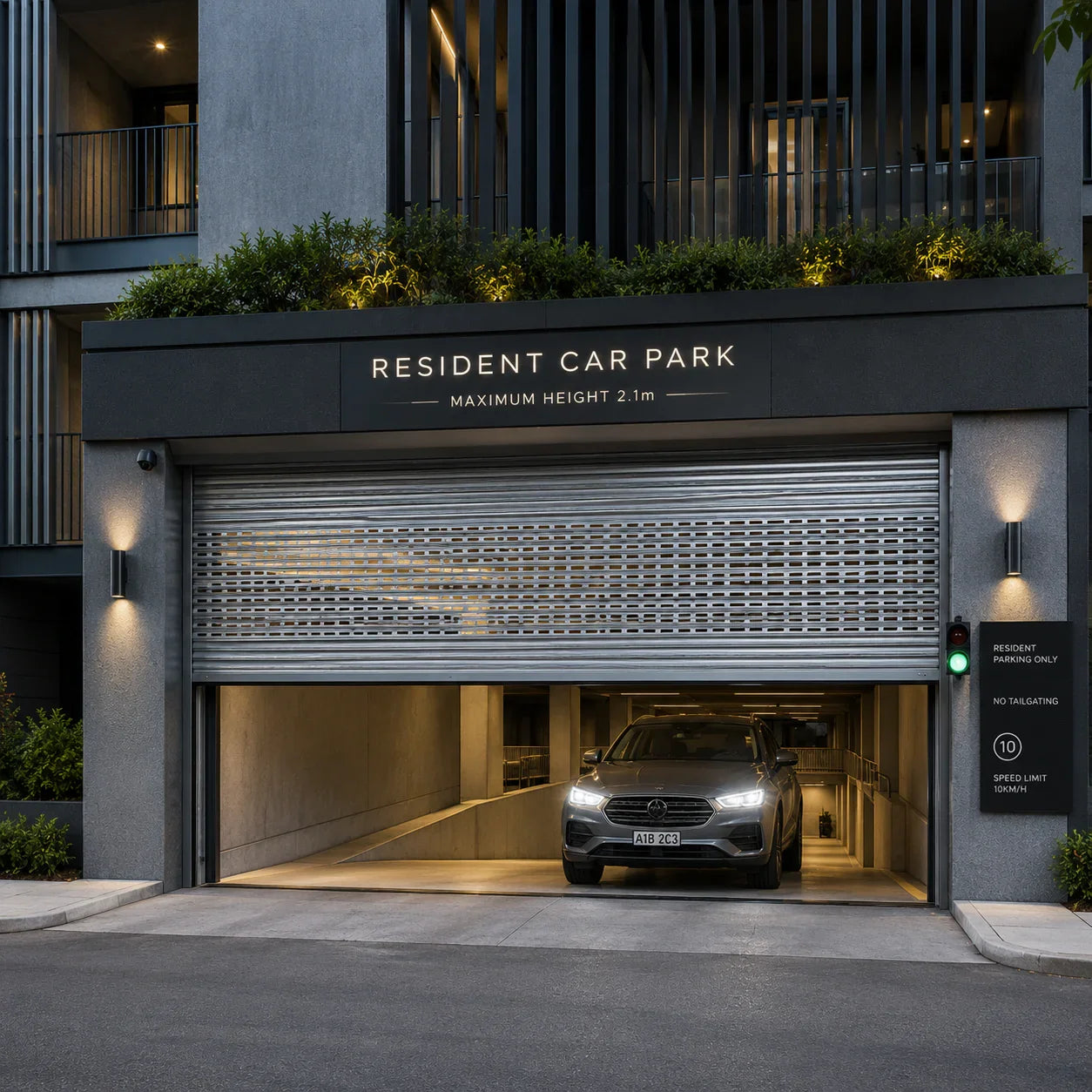Security Rated Car Park Shutters - My Store