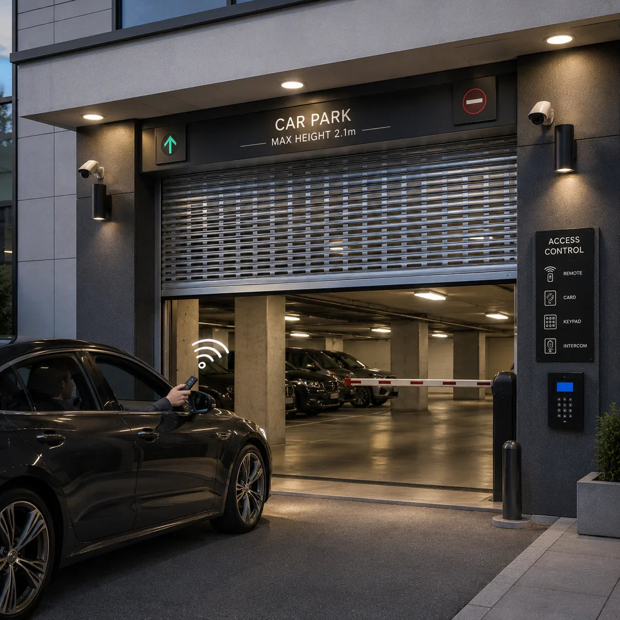 Security Rated Car Park Shutters - My Store