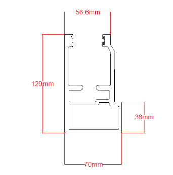 120mm Aluminium Guides