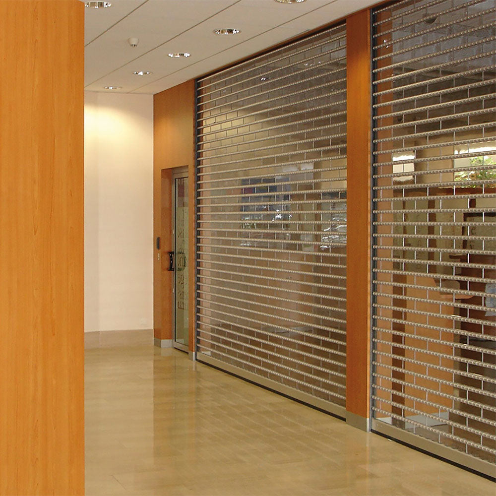 Transparent Polycarbonate Roller Shutter - 83% Vision