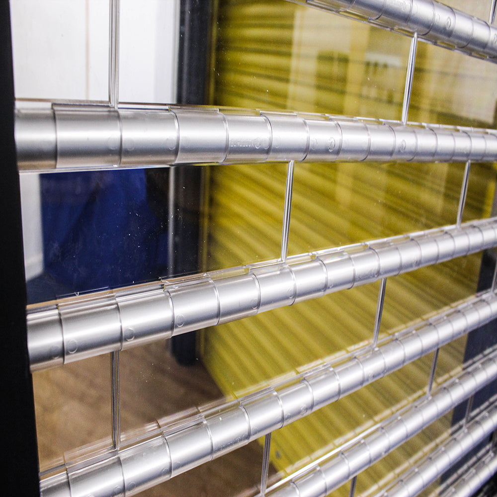 Transparent Polycarbonate Roller Shutter - 83% Vision