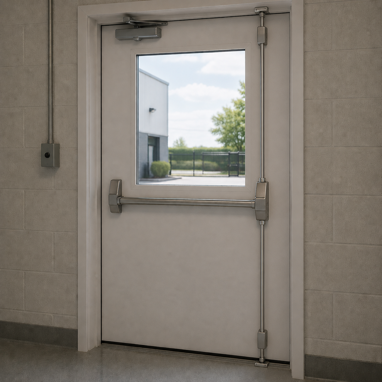 External Steel Fire Door