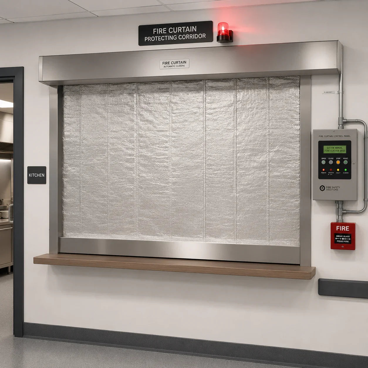 Fire Curtain - Integrity and Radiation - My Store