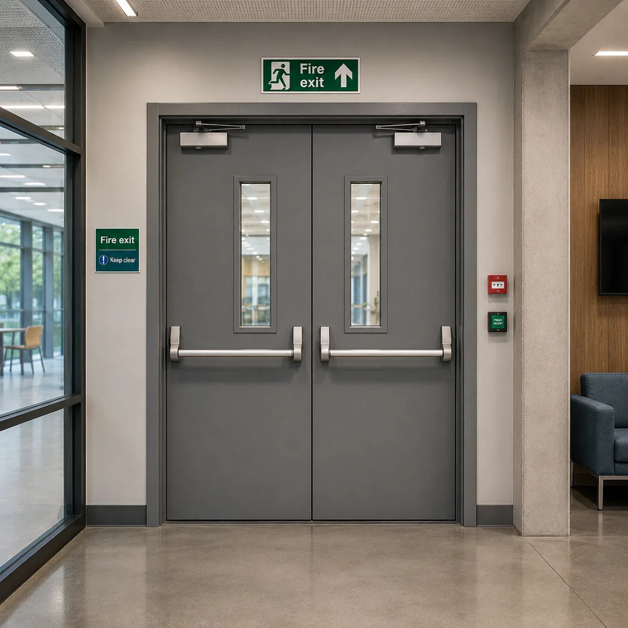 Fire Exit Door - My Store