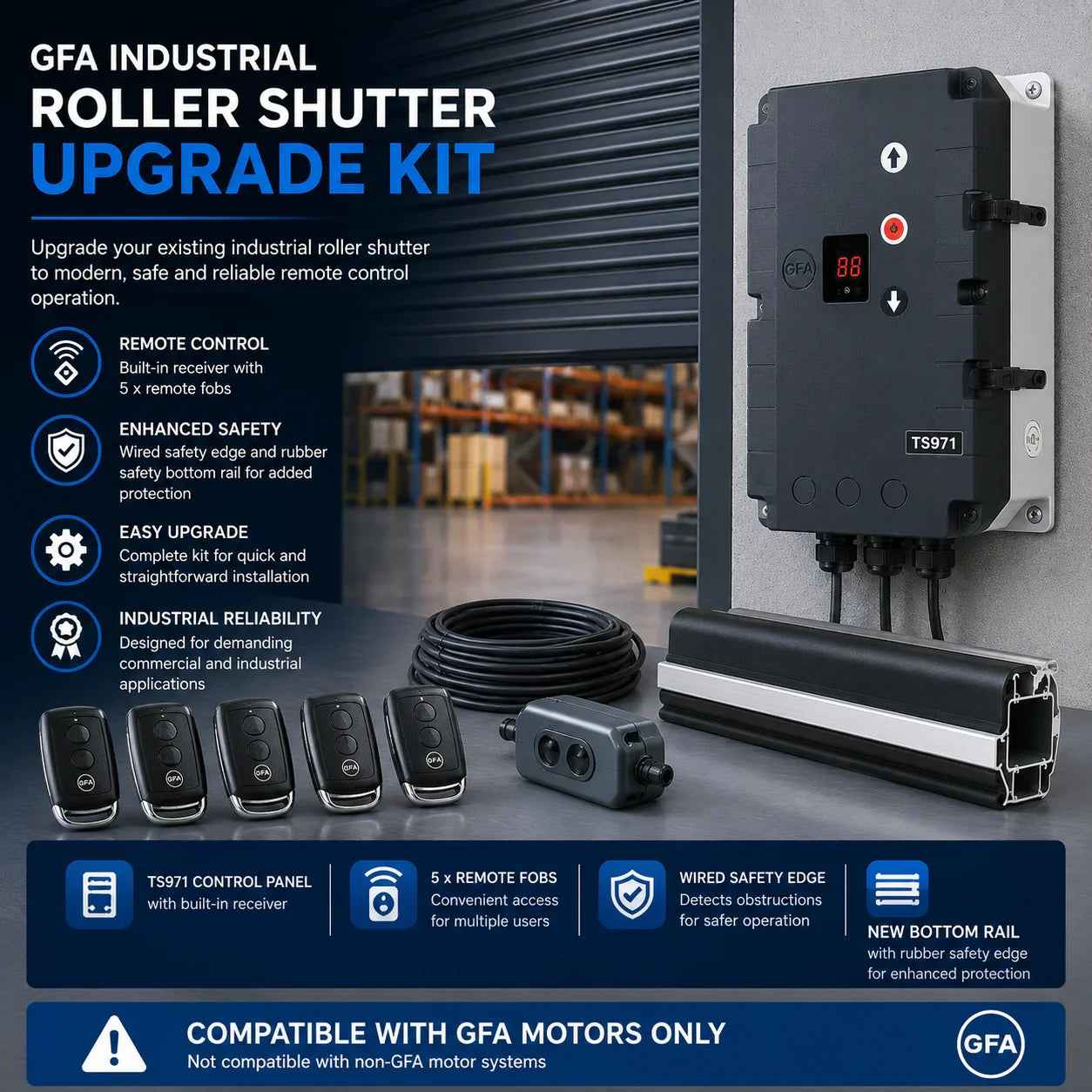 Industrial Roller Door Upgrade Kit - My Store