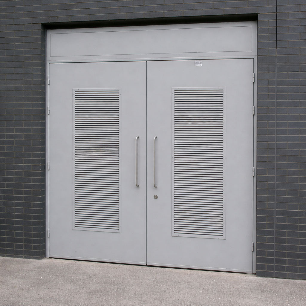 Steel Louvred Doors