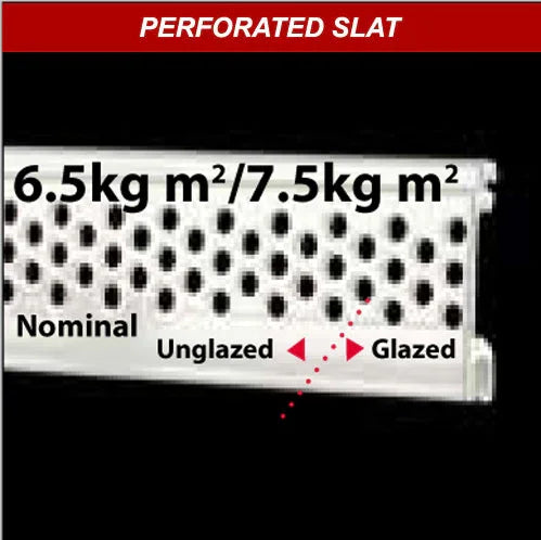 38mm Aluminium Slat - Perforated - My Store