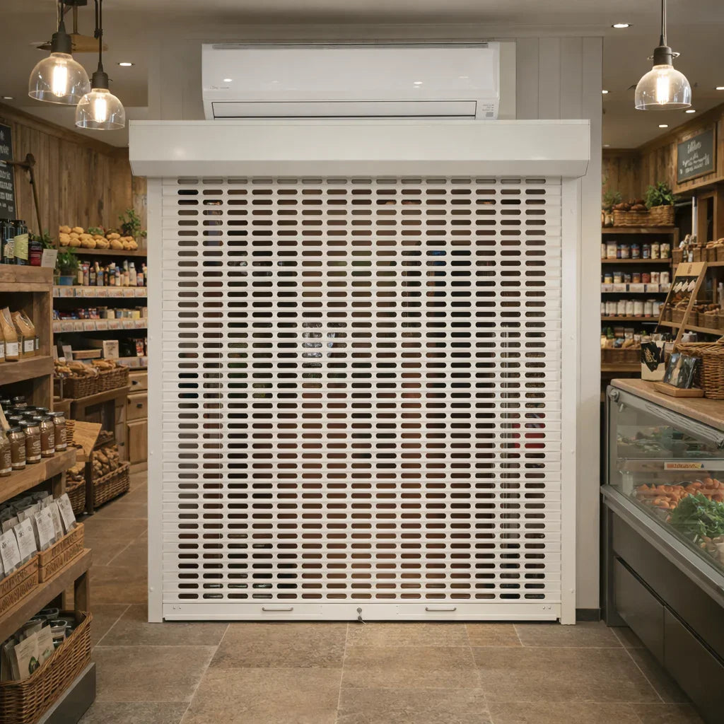 Compact Punched Roller Shutter - 44% Vision - My Store