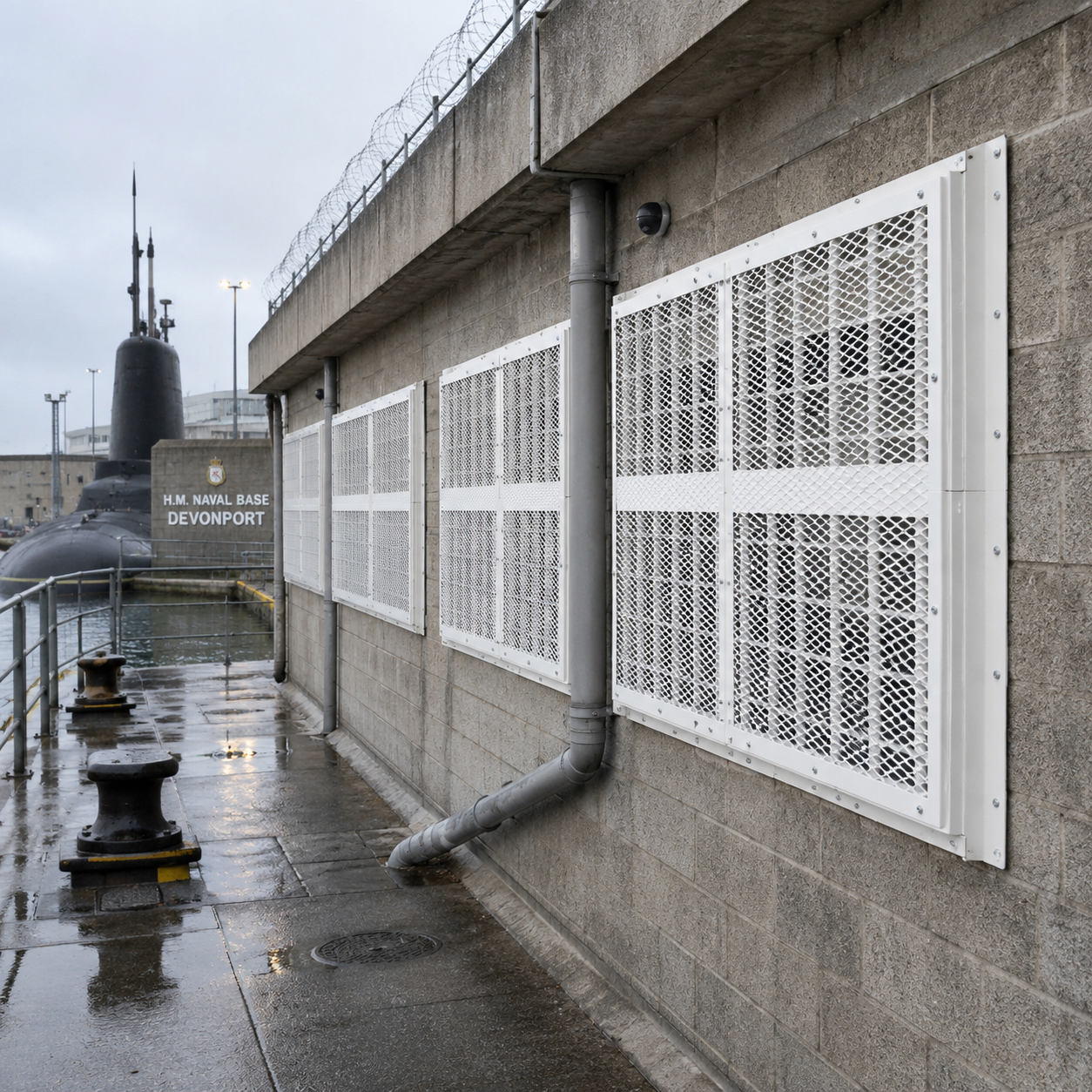 Security Rated Window Bars