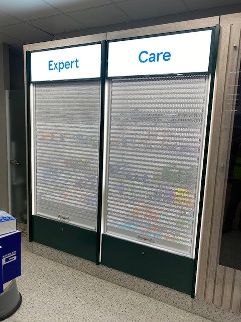 Compact Perforated Roller Shutter - 18% Vision