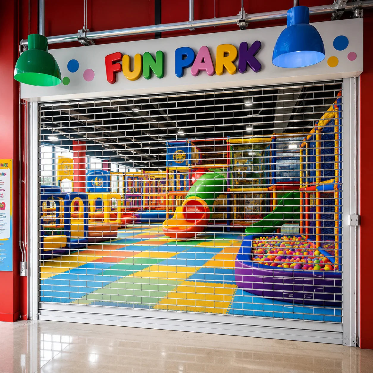Tube & Link Roller Shutter - 75% Vision - My Store
