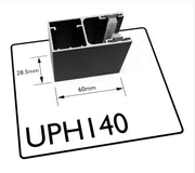 UPH140 - 60mm Aluminium Guide Rail - My Store