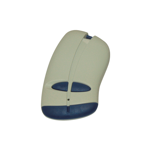 White and blue wireless remote control for security shutters and automated doors
