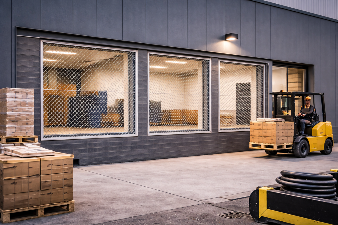 Perimeter Frame Method Security Window Mesh | Security Direct