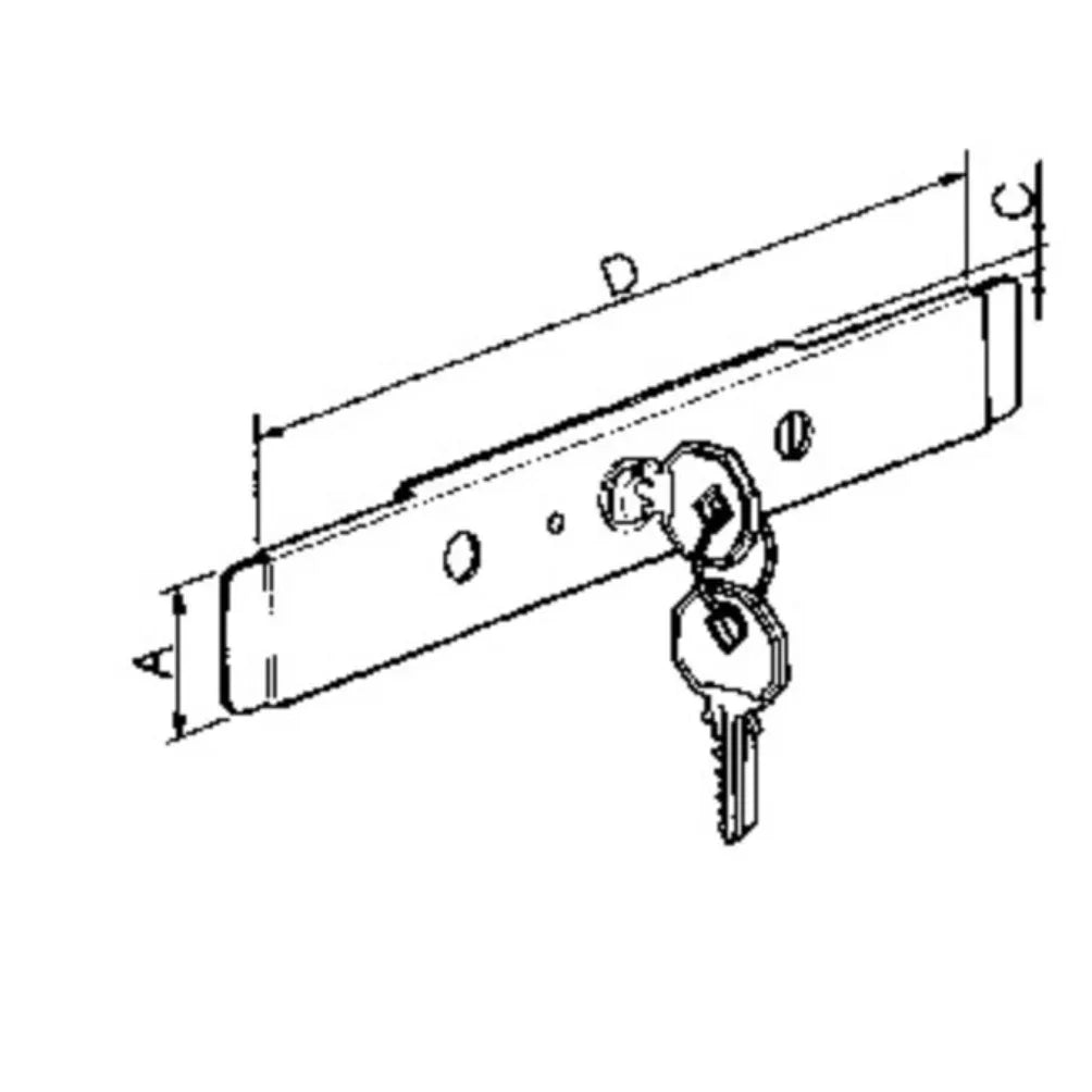 Bottom Lock Blank Keys for Current Shutter Lock - My Store