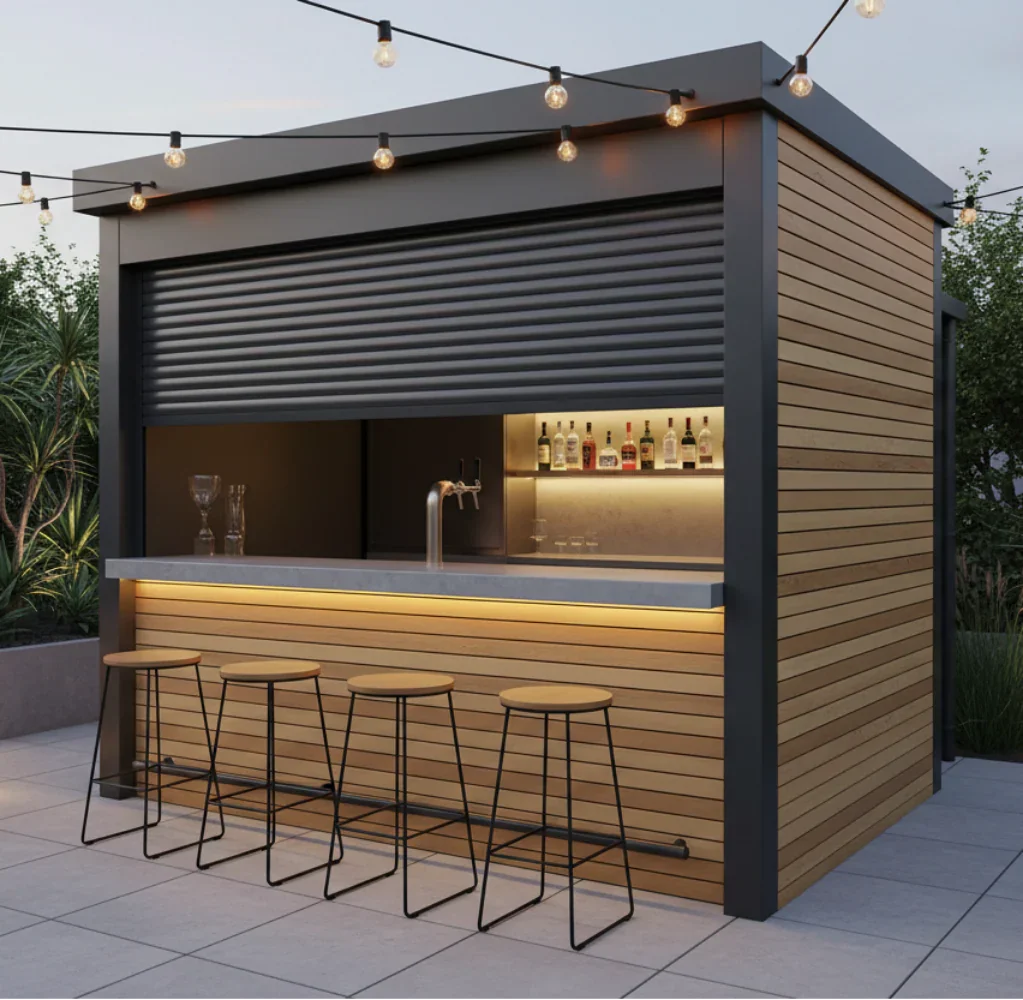 Compact Bar Servery Shutter - My Store