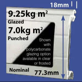 77mm Aluminium Slat - Punched - My Store