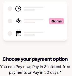 Klarna Payment Option