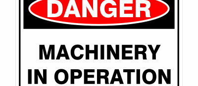 Danger Machinery in Operation